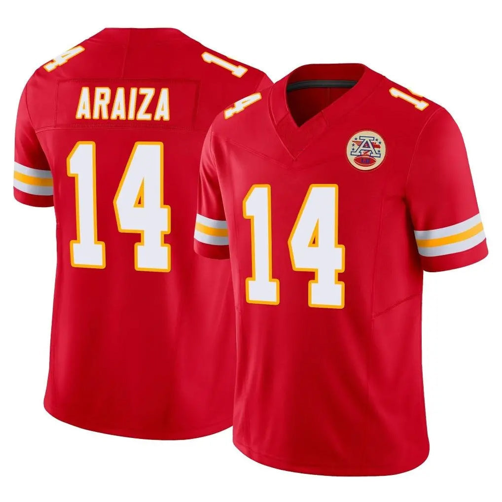 Kdoa KC.Chiefs #14 Matt Araiza Player Red Limited Vapor F.U.S.E. Home Game Stitched Jerseys