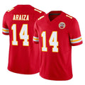Kdoa KC.Chiefs #14 Matt Araiza Player Red Limited Vapor F.U.S.E. Home Game Stitched Jerseys