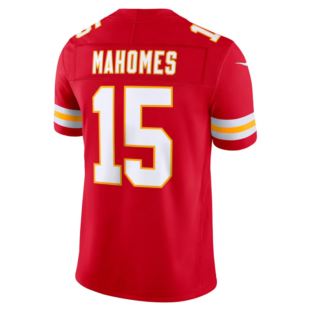 Kdoa KC.Chiefs #15 Patrick Mahomes Red Team Vapor F.U.S.E. Stitched Limited Jerseys