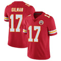 Kdoa KC.Chiefs #17 Alohi Gilman Player Red Limited Vapor Untouchable Home Game Stitched Jerseys
