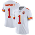 Kdoa KC.Chiefs #1 Xavier Worthy Player White Vapor Limited Stitched Jerseys
