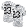 Kdoa KC.Chiefs #23 Drue Tranquill Player Arctic Camo Salute To Service Limited Game Stitched Jerseys