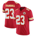 Kdoa KC.Chiefs #23 Drue Tranquill Player Red Limited Vapor Untouchable Home Game Stitched Jerseys