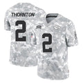 Kdoa KC.Chiefs #2 Tyquan Thornton Player Arctic Camo Salute To Service Limited Game Stitched Jerseys