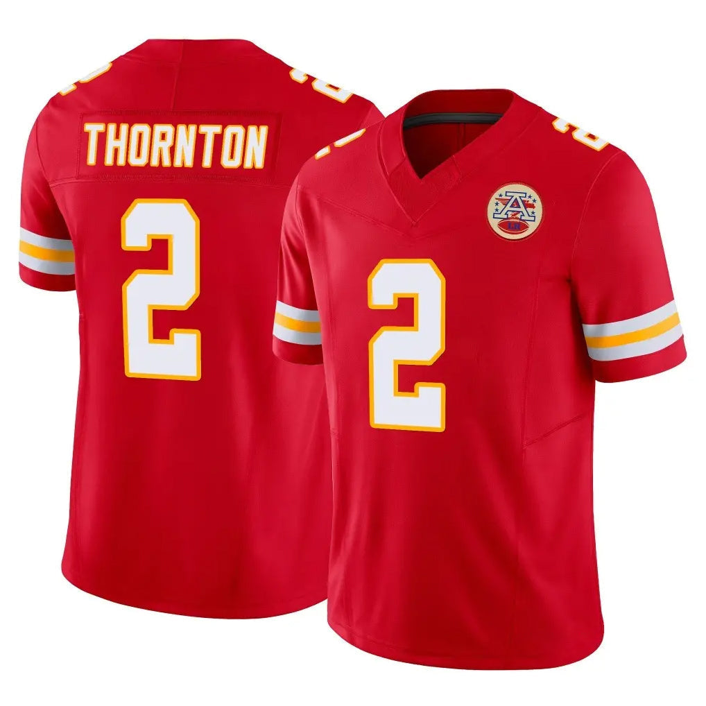 Kdoa KC.Chiefs #2 Tyquan Thornton Player Red Limited Vapor F.U.S.E. Home Game Stitched Jerseys