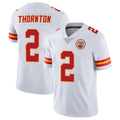 Kdoa KC.Chiefs #2 Tyquan Thornton Player White Limited Vapor Untouchable Home Game Stitched Jerseys