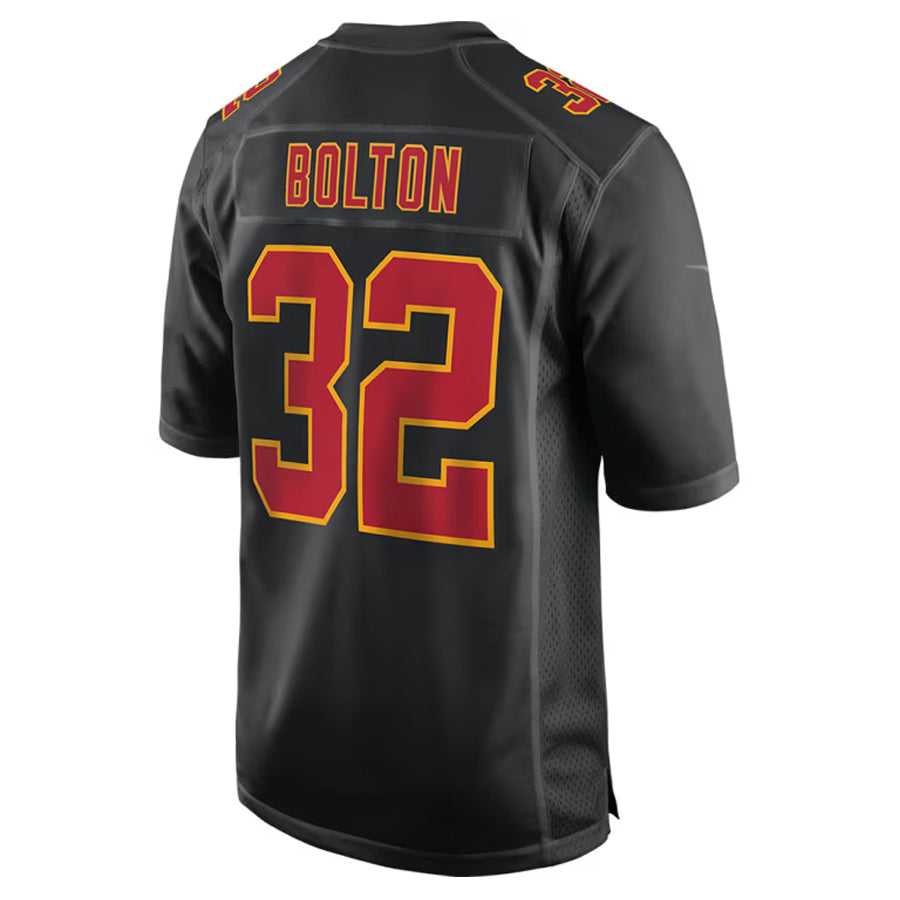 Kdoa KC.Chiefs #32 Nick Bolton Player Black Fashion Game Stitched Jerseys