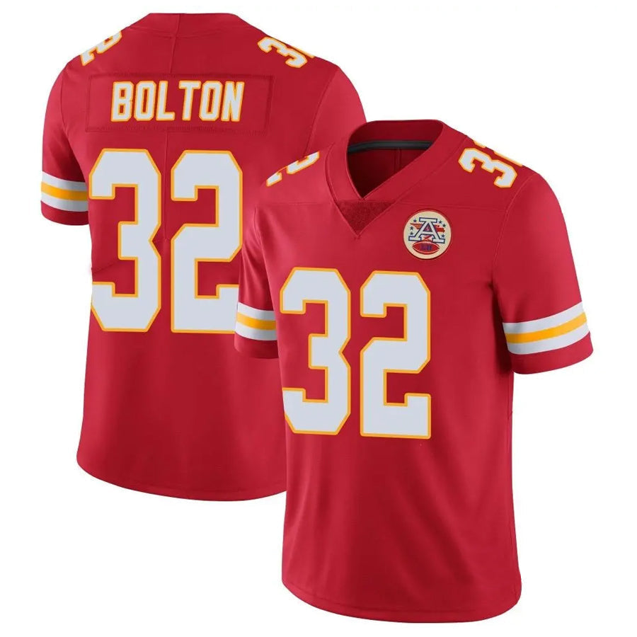 Kdoa KC.Chiefs #32 Nick Bolton Player Red Vapor Limited  Stitched Jerseys