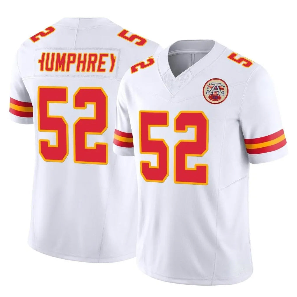 Kdoa KC.Chiefs #52 Creed Humphrey Player White Limited Vapor F.U.S.E. Home Game Stitched Jerseys