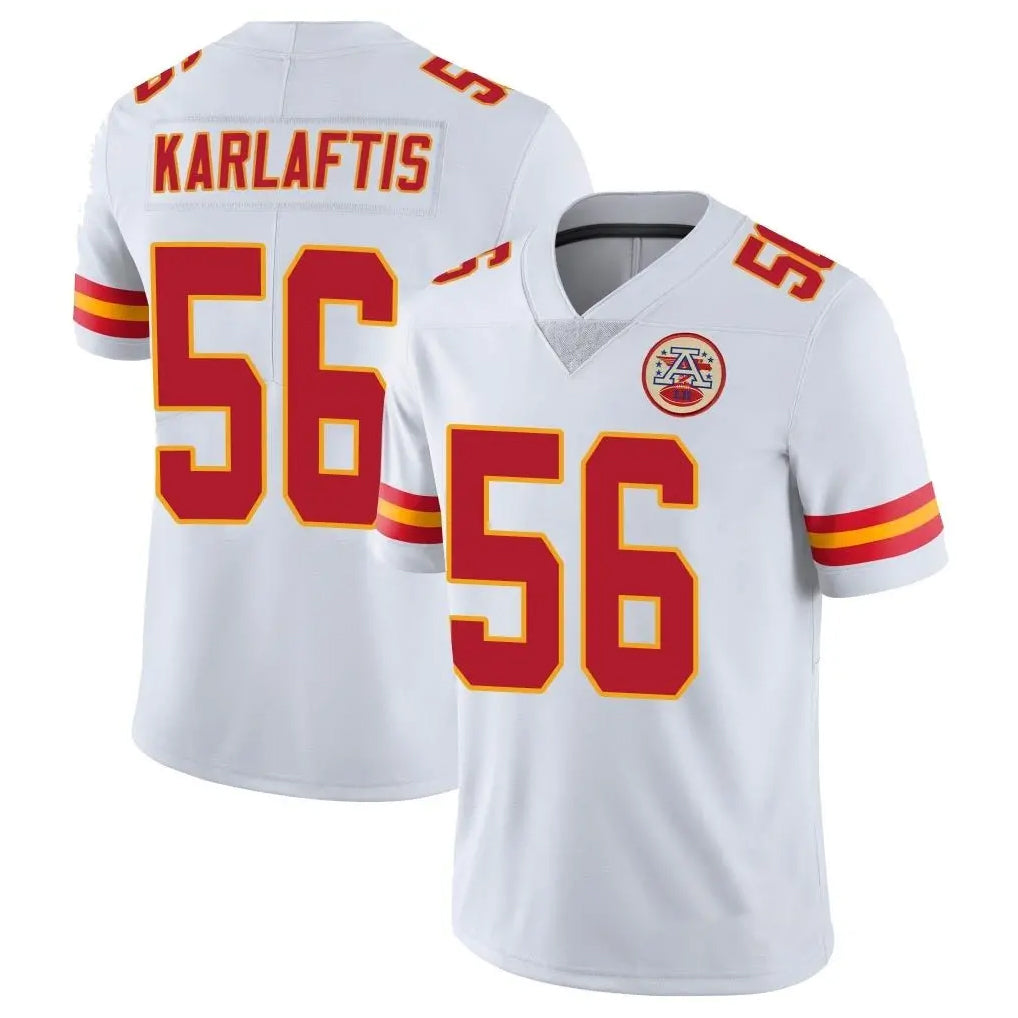 Kdoa KC.Chiefs #56 George Karlaftis Player White Limited Vapor Untouchable Home Game Stitched Jerseys