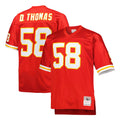 Kdoa KC.Chiefs #58 Derrick Thomas Player Red Mitchell & Ness 1994 Throwback Retired Stitched Jerseys