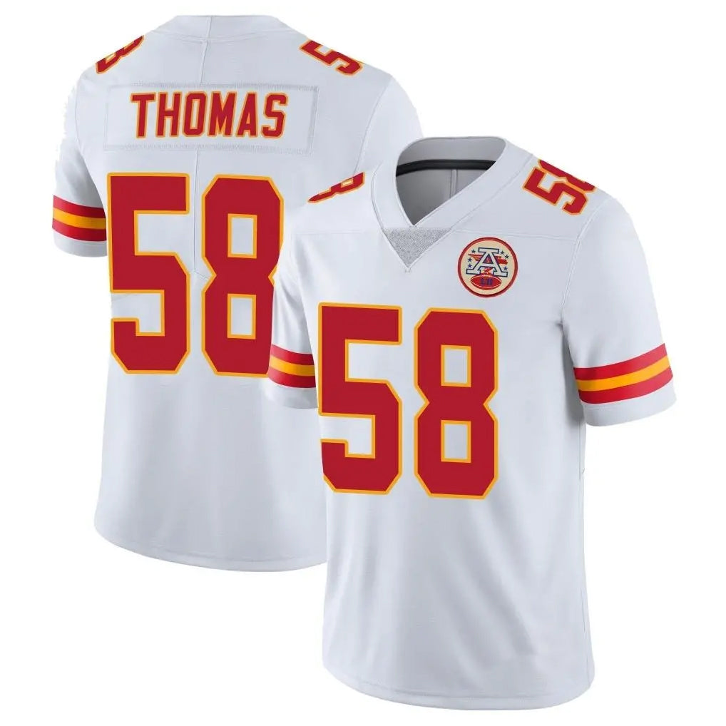 Kdoa KC.Chiefs #58 Derrick Thomas Player White Limited Vapor Untouchable Home Game Stitched Jerseys