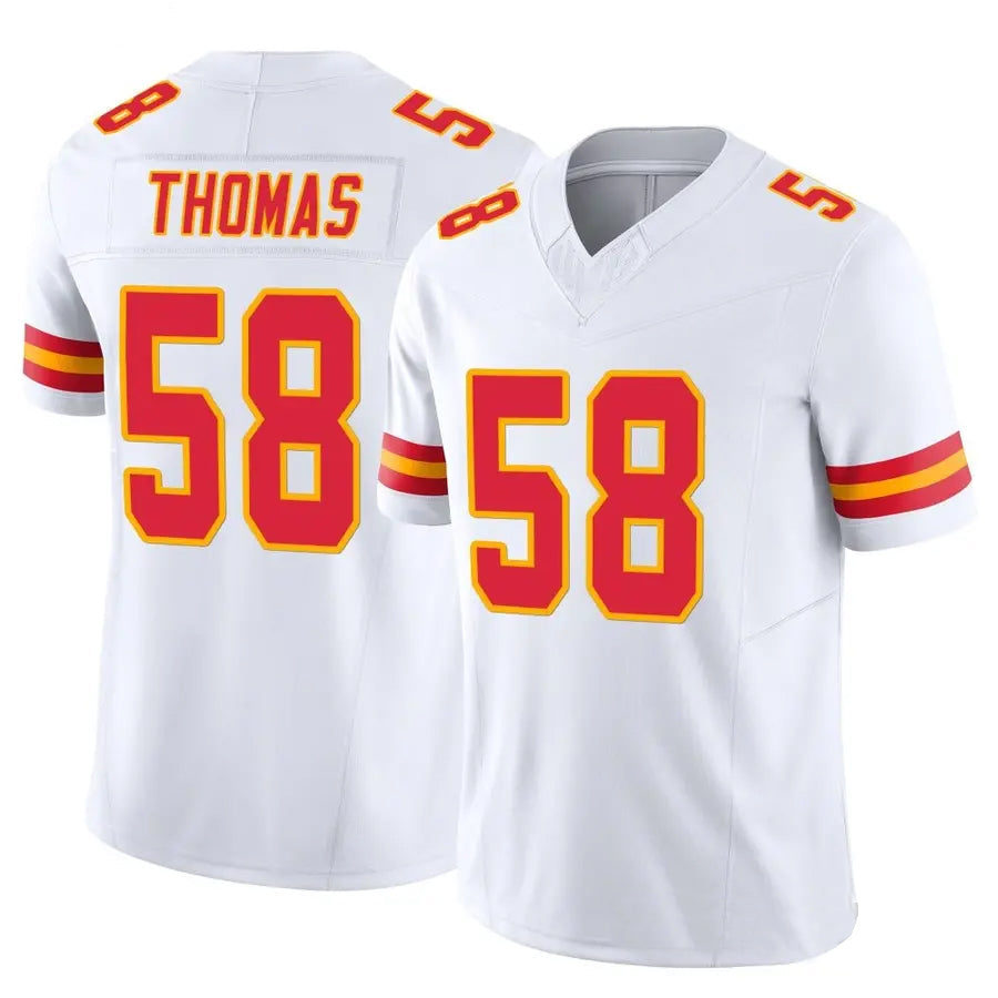Kdoa KC.Chiefs #58 Derrick Thomas Player White Vapor F.U.S.E. Limited Stitched Jerseys