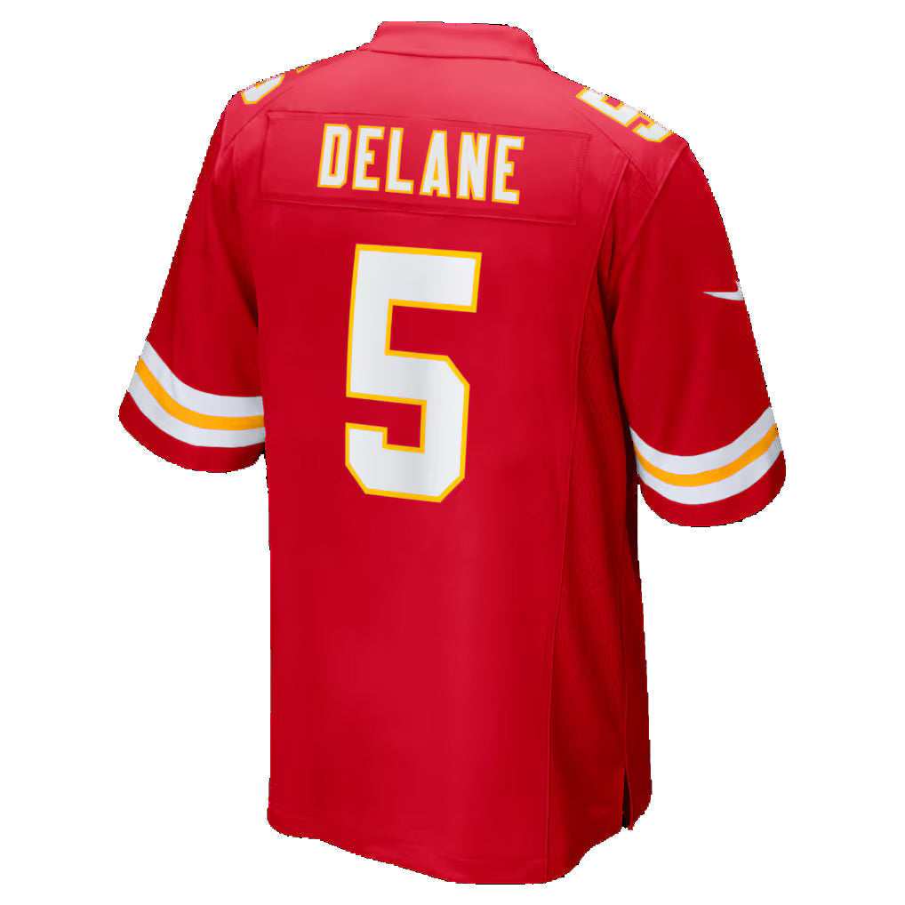 Kdoa KC.Chiefs #5 Mansoor Delane Red 2026 Draft First Round Pick No. 6 Team Game Stitched Jerseys