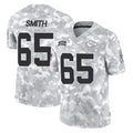 Kdoa KC.Chiefs #65 Trey Smith Player Arctic Camo Salute To Service Limited Game Stitched Jerseys