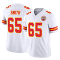 Kdoa KC.Chiefs #65 Trey Smith Player White Limited Vapor F.U.S.E. Home Game Stitched Jerseys