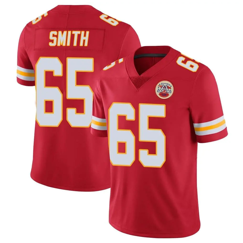 Kdoa KC.Chiefs #65 Trey Smithy Player Red Limited Vapor Untouchable Home Game Stitched Jerseys