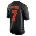Kdoa KC.Chiefs #7 Harrison Butker Player Carbon Black Fashion Game Stitched Jerseys