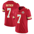Kdoa KC.Chiefs #7 Harrison Butker Player Red Limited Vapor Untouchable Home Game Stitched Jerseys
