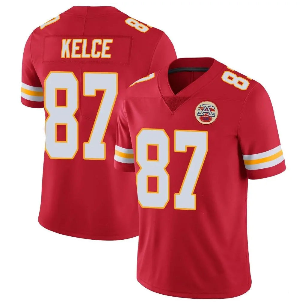 Kdoa KC.Chiefs #87 Travis Kelce Player Red Limited Vapor Untouchable Home Game Stitched Jerseys