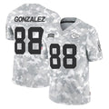 Kdoa KC.Chiefs #88 Tony Gonzalez Player Arctic Camo Salute To Service Limited Game Stitched Jerseys