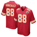 Kdoa KC.Chiefs #88 Tony Gonzalez Player Red Home Game Stitched Jerseys