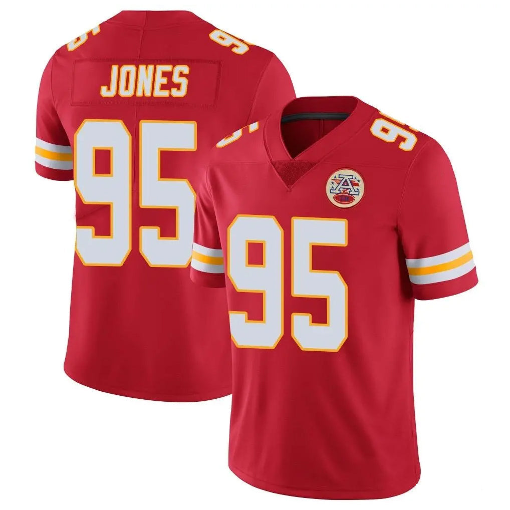 Kdoa KC.Chiefs #95 Chris Jones Player Red Limited Vapor Untouchable Home Game Stitched Jerseys