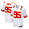 Kdoa KC.Chiefs #95 Chris Jones Player White Home Game Stitched Jersey