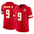 Kdoa KC.Chiefs #9 Kenneth Walker III Player Red Limited Vapor F.U.S.E. Home Game Stitched Jerseys