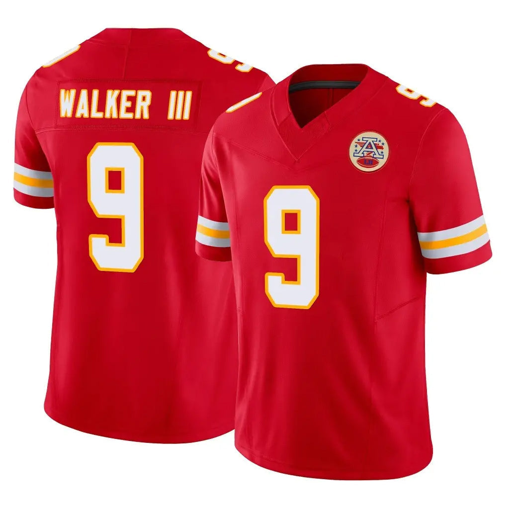 Kdoa KC.Chiefs #9 Kenneth Walker III Player Red Limited Vapor F.U.S.E. Home Game Stitched Jerseys