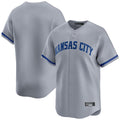 Kdoa KC.Royals Gray Limited Home Blank Player Stitched Jerseys
