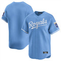 Kdoa KC.Royals Light Blue Alt Limited Home Blank Player Stitched Jerseys
