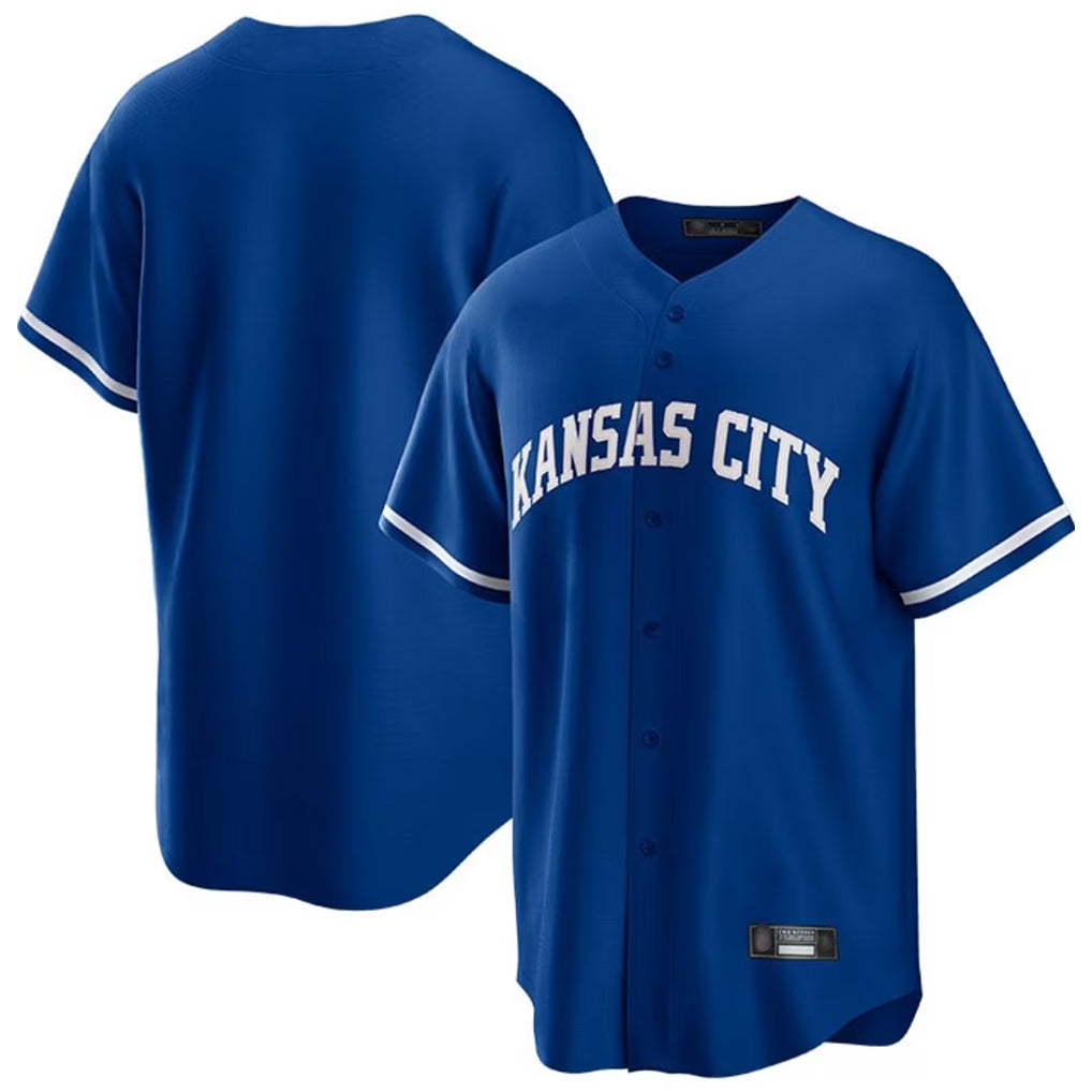 Kdoa KC.Royals Royal Game Home Blank Player Stitched Jerseys
