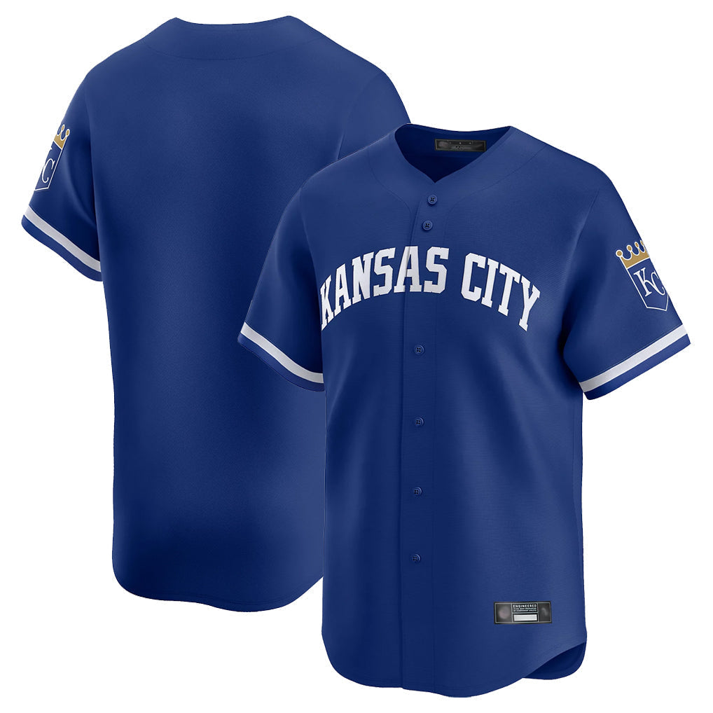 Kdoa KC.Royals Royal Limited Home Blank Player Stitched Jerseys