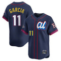 Kdoa KC.Royals #11 Maikel Garcia Player Navy Limited American League All-Star Edition Stitched Jerseys