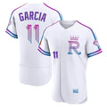 Kdoa KC.Royals #11 Maikel Garcia Player White 2026 City Connect Limited Elite Home Stitched Jerseys