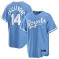 Kdoa KC.Royals #14 Jac Caglianone Player Light Blue Home Game Stitched Jerseys