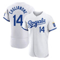 Kdoa KC.Royals #14 Jac Caglianone Player White Limited Elite Home Game Stitched Jerseys