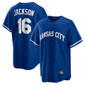 Kdoa KC.Royals #16 Bo Jackson Player Royal Game Home Stitched Jerseys