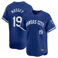 Kdoa KC.Royals #19 Michael Massey Player Royal Limited Home Stitched Jerseys