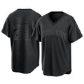 Kdoa KC.Royals #28 Kyle Isbel Player Black Fashion Game Stitched Jerseys