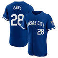 Kdoa KC.Royals #28 Kyle Isbel Player Royal City Connect Limited Elite Home Game Stitched Jerseys