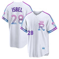 Kdoa KC.Royals #28 Kyle Isbel Player White 2026 City Connect Limited Home Stitched Jerseys