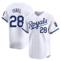 Kdoa KC.Royals #28 Kyle Isbel Player White Alt Limited Home Stitched Jerseys
