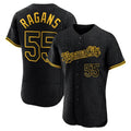 Kdoa KC.Royals #55 Cole Ragans Player Black Snake Skin City Limited Elite Stitched Jerseys