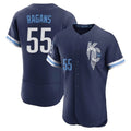Kdoa KC.Royals #55 Cole Ragans Player Navy City Connect Limited Elite Home Stitched Jerseys