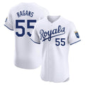 Kdoa KC.Royals #55 Cole Ragans Player White Alt Limited Elite Home Stitched Jerseys