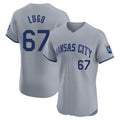 Kdoa KC.Royals #67 Seth Lugo Player Gray Limited Elite Home Stitched Jerseys