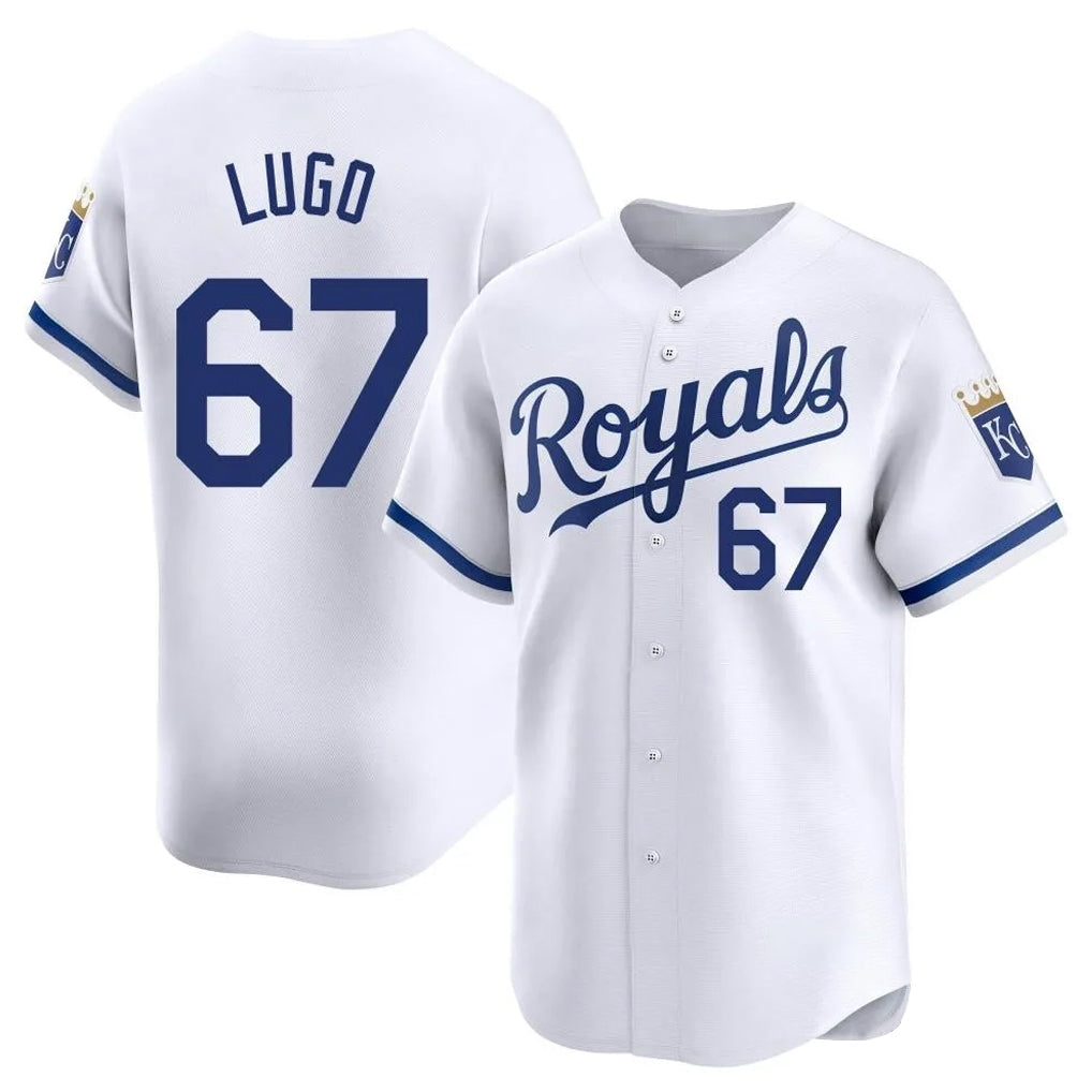 Kdoa KC.Royals #67 Seth Lugo Player White Alt Limited Home Stitched Jerseys