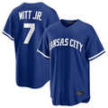 Kdoa KC.Royals #7 Bobby Witt Jr. Player Royal Game Home Stitched Jerseys
